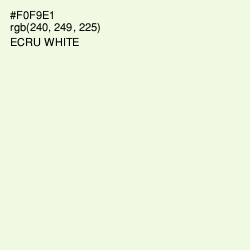 #F0F9E1 - Ecru White Color Image